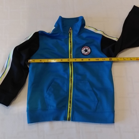 Converse Blue and Black Jacket Size 24 Months - Picture 3 of 9